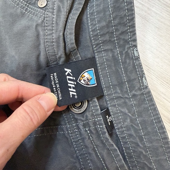 Kuhl Splash Roll Tab Hiking Trail Relaxed Cargo Pants Womens Gray Size 10 - Picture 5 of 12